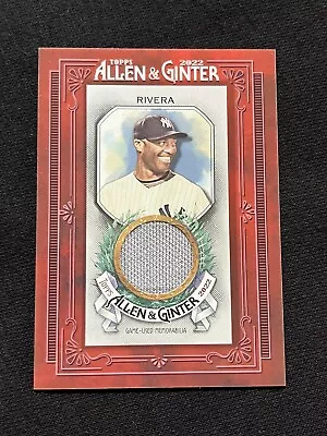 MARIANO RIVERA 2022 Topps Allen & Ginter Framed Jersey Relic - Yankees - Nm/NmMt • $12.99
