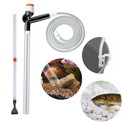 £10.48 • Buy Fish Tank Gravel Cleaner Kit Pump Siphon Water Clean Vacuum Aquarium Cleaner