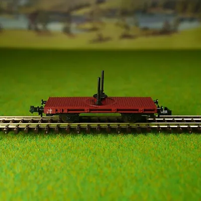 Vintage N Gauge Minitrix 3161 - Flat Wagon Centre Pivot - Original Box • £8.99