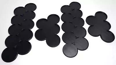 25mm Movement Tray 2x For 10 Fig & 2x For 5 Fig For Warhammer Zombiecide Etc • $10.99