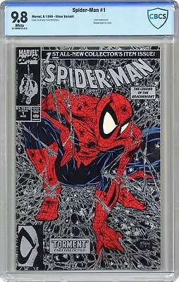 Spider-Man #1 McFarlane Silver Variant CBCS 9.8 1990 21-26F9F7C-012 • $86