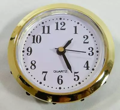 CARAVAN WALL CLOCK 60mm ANALOGUE QUARTZ BOAT MOTORHOME CAMPER JAYCO GOLD PARTS • $6