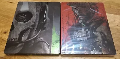 Call Of Duty Modern Warfare 2 & 3 Steelbooks (No Games) Xbox   PS5 PS4 MW3 • £30