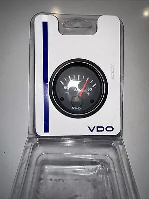 Amp Gauge VDO 190-104 2  52mm Ammeter 60 Amps 190-077-004C With Defect • $24.99