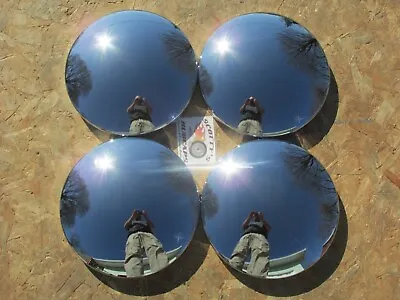 11 5/8  Chrome Steel Baby Moon Hubcaps Set Of 4 98-1309 Will Fit 11 3/4  Nubs • $129.95