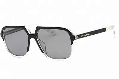 DOLCE & GABBANA DG4354F-50181-58  Sunglasses Size 58mm 145mm 15mm Black Men NEW • $127.39