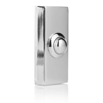 Byron Wired Bell Push Surface Mounted Bouton Chrome Finish 2204c (KS56) • £11.99