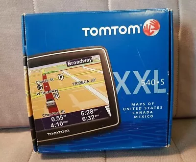 TOMTOM XXL 540S 5.0” GPS 2009 Preloaded Maps US Canada & Mexico  • $29.99