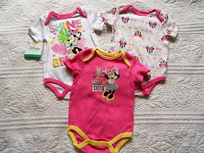 NWT Disney Baby Size 6/9 Mos. 3 Onsies! • $14.99