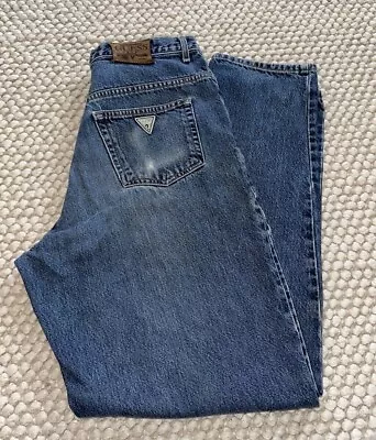 Vintage 90’s Guess Pascal 075 Jeans Men’s Size 32 X 32 Loose Fit • $44.87