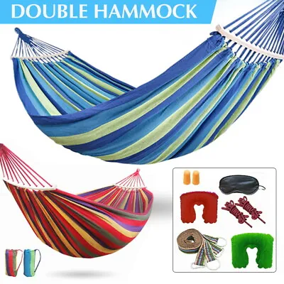 $15.99 • Buy Porch Swing Hammock Camping Hammock Chair Bed Outdoor Garden Hanging Sleeping US