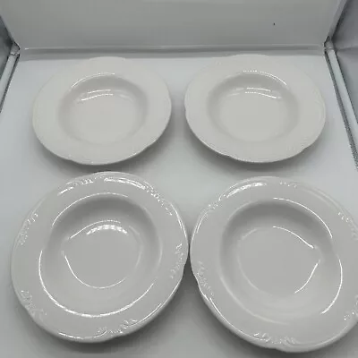 4 Mikasa Italian Countryside Large Rim Soup Bowls 9.5  Never Used DD900 • $30