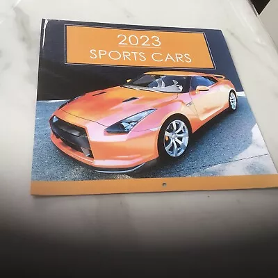 2023 Sports Cars Super View To Month Large Wall Mounting Calender • £4.50