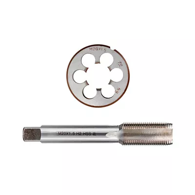 £12.71 • Buy M3-M20 Left Hand Machine Tap Die Set 2pcs Metric Machine Screw Thread Tap Drills