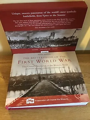 The Battlefields Of The First World War HB Book With CD By P.Barton 2008 • £14.99