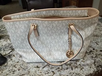 Michael Kors Vanilla Shoulder Bag Tote EUC • $45