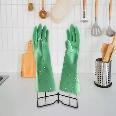 Kitchen Gloves Holder Support Folding Durable Stable Dish Towel Drying Rack • $13.86