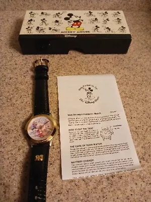 Mickey Mouse Watch Disney World 25th Anniversary Fantasia Simba Genie VERY RARE • $49.99