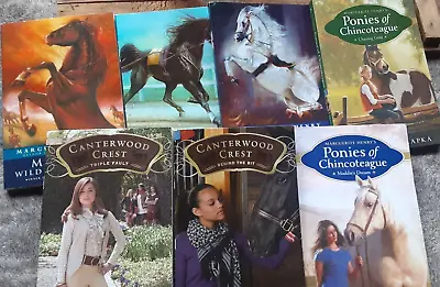 Lot (7) Horse PB Books Equestrian Marguerite Henry Canterwood Crest Pony Ponies • $12