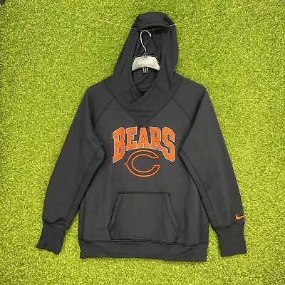 Nike Chicago Bears Hoodie Mens 2XL Blue Therma-Fit Long Sleeve Authentic NFL • $21.99