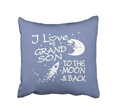 I LOVE You To The MOON And Back Grandson Cushion COVER UK Seller • £3.99