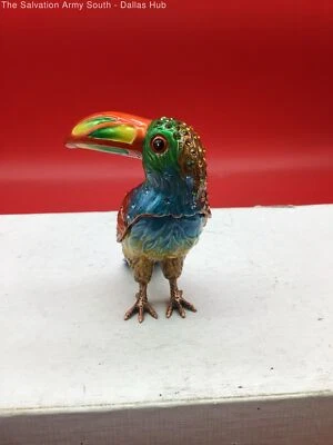 $9.99 • Buy Bijorca Bejeweled Tucan Figurine Trinket Box