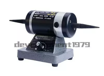 Jewelry Polisher Rock Lathe Bench Buffing Wheel Machine W/ Tapered Spindles 110V • $114.42