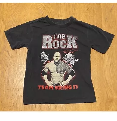 The Rock Team Bring It Kids T-shirt WWE Cotton On Kids Size 3 • $15