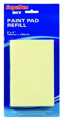 SupaDec DIY Paint Pad Refill 6x4 150mm X100mm New • £4.25