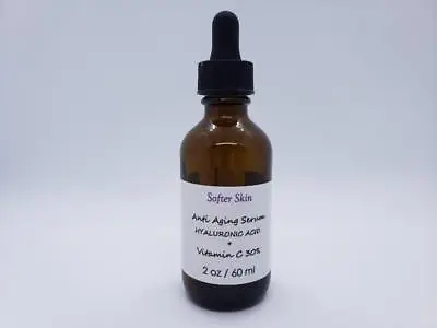 Pure Vitamin C 30% Hyaluronic Acid Serum For Face  BEST Anti Aging In 7 Sizes • $18.95