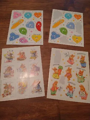 Vintage Hallmark Stickers Vera The Mouse/ Smiley Face Balloons/ Bunny  (4) • $5.29