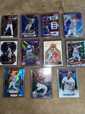 $59.99 • Buy Bryce Harper Philadelphia Phillies Lot🔥 Prizm Select Donrus! Pure Fire🔥