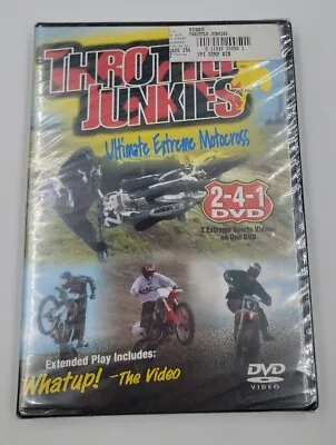 THROTTLE JUNKIES (DVD) Ultimate Extreme Motorcross 2 Videos On 1 DVD New SEALED • $9.69