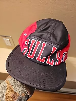 Mitchell & Ness Chicago Bulls Low Profile 5-panel Strapback Hat Cap Red Black  • $15