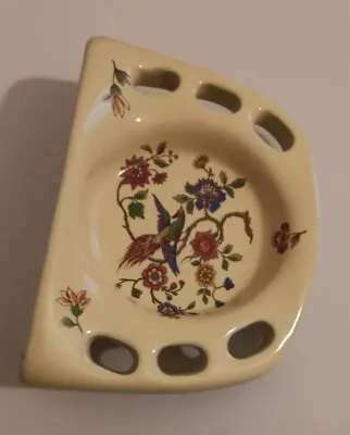 Heatherley Chessington Porcelain Toothbrush Holder Vintage Ceramic • £7