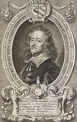 Van Jobst Christoph Kress Von Kressenstein Cornelis Galle (II) Van Hulle 1649 • £89.59