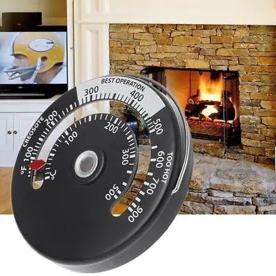 Magnetic Woodstove Pipe Thermometer Fireplace Flue Burner Heat Temperature HOT • $3.30