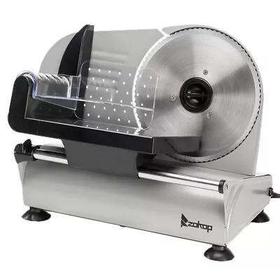 150W Electric Meat Deli Food Slicer With 7.5'' Stainless Steel Blade Detachable • $55.95