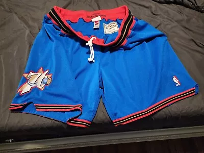 100% Authentic Mitchell & Ness 99-00 Philadelphia 76ers Shorts Sz 56 XXXL  • $125