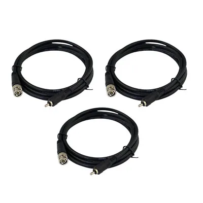 2 / 5 / 10 Meter BNC To PHONO RCA Cable Video Lead RG59 Coax DVR-in TV-out CCTV  • £5.50