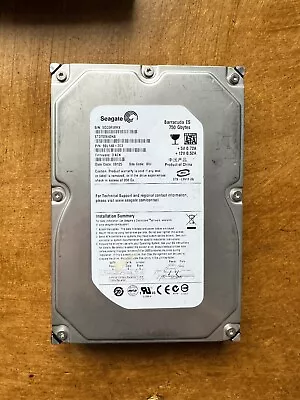 Seagate Barracuda ES ST3750640NS 750GB 3.5  Desktop Hard Drive SATA • £7.25