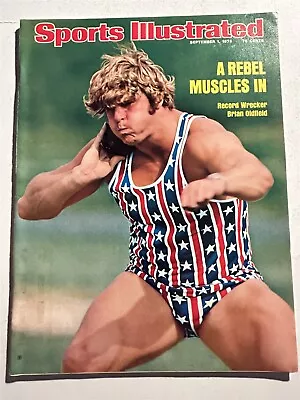 1975 Sports Illustrated BRIAN OLDFIELD Ole Miss Rebel SHOT PUT Track NO LABEL • $17.99