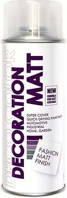 £6.99 • Buy Deco Color Decoration_matt Universal Spray Paint Multi-purpose Satin Mat Finish
