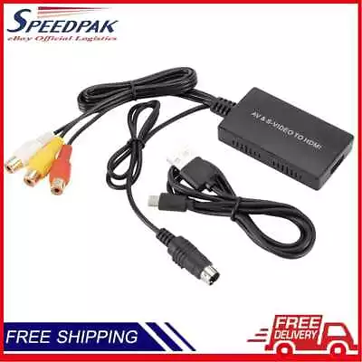 £10.14 • Buy RCA AV S-Video To HDMI-compatible Converter Audio Video Adapter For DVD HDTV STB