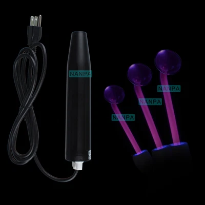 $32 • Buy High Frequency Machine With 3 Mushroom Electrodes Ray Light Anti Acne/ Aging 