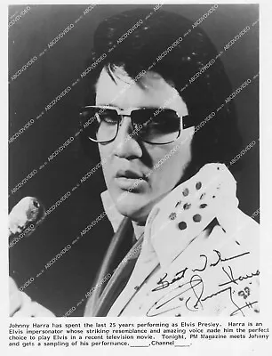 Crp-41921 1980's Johnny Harra Elvis Impersonator Crp-41921 • $9.99