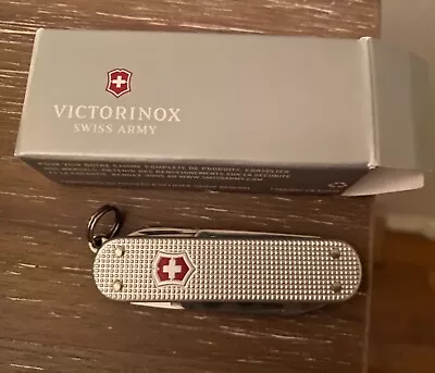Swiss Army Knife Classic Silver Alox  Victorinox New • $25