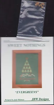 Mill Hill Treasures & Christmas Evergreen Pattern JBW Sweet Nothing Cross Stitch • $15.95