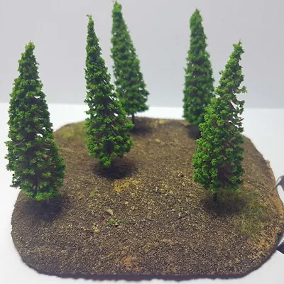 5PC HO/OO Scale Miniatures Lot Pine Cypress Forest Plants Railway Scenery Model • $8.49
