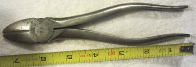$11.95 • Buy 1950's Snap-On Tools Vacuum Grip # 87 Diagonal Side Wire Cutters Pliers Vintage